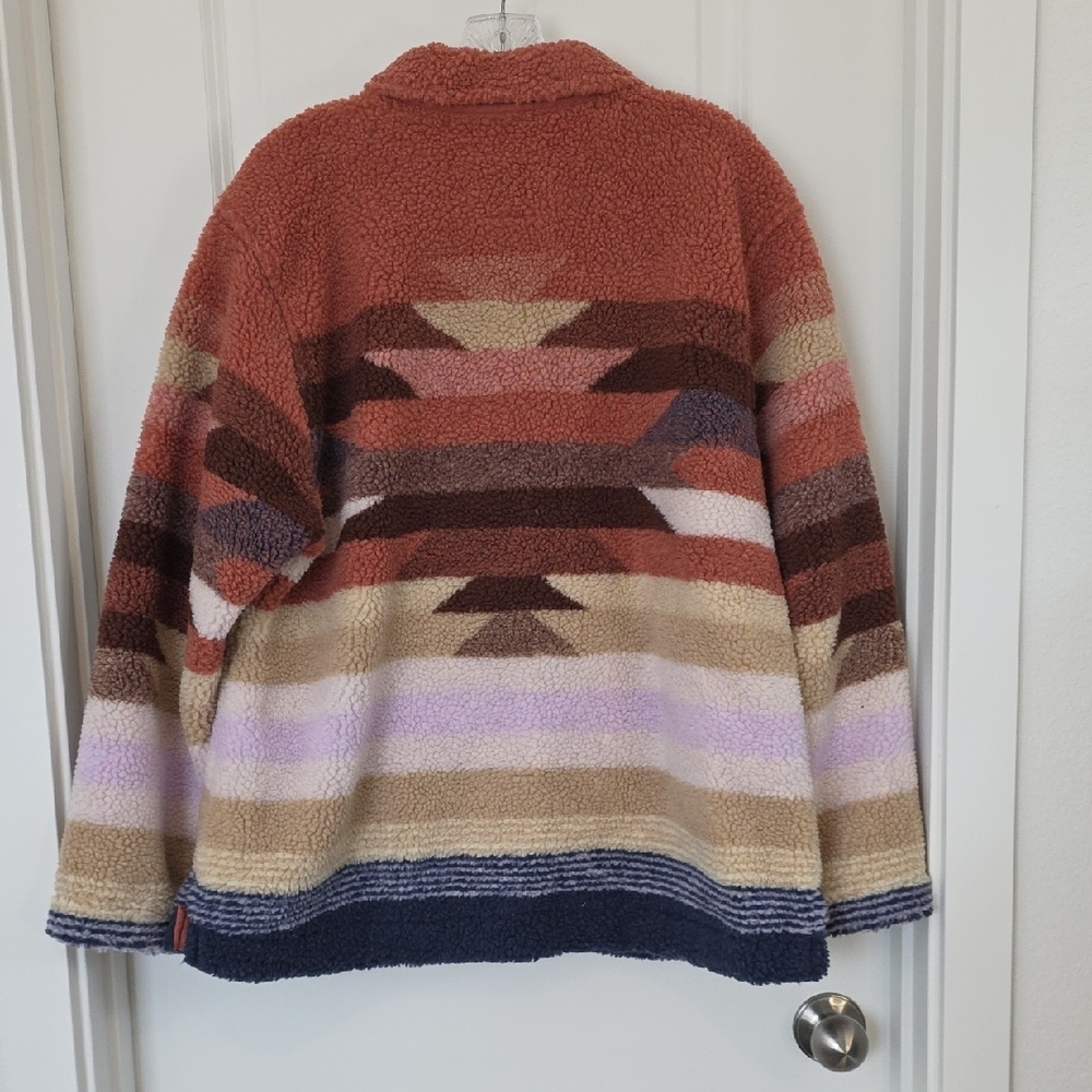 Idyllwind Multicolor Striped Teddy Jacket - Picture 4 of 6